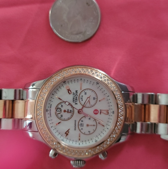 Michelle two tone watch - Picture 2 of 6